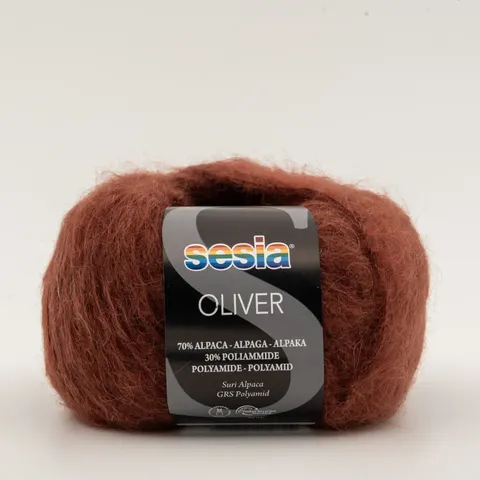 Włóczka SESIA Oliver 5883 - czekolada