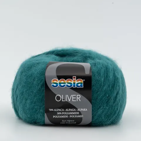 Włóczka SESIA Oliver 5929 - szmaragd