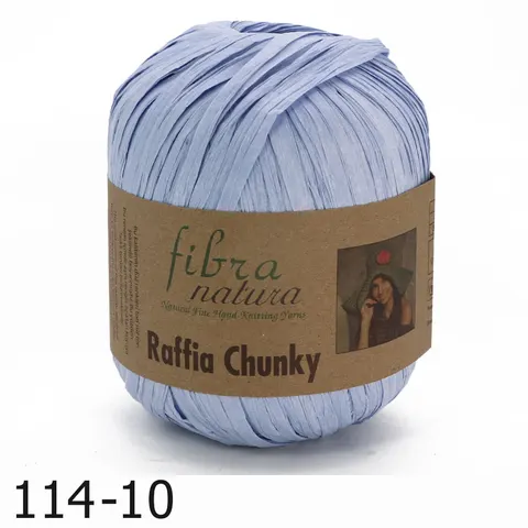 Przędza Fibra Natura Raffia Chunky 10 - błękitny
