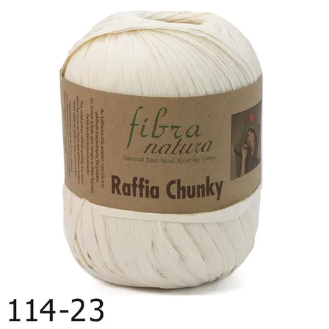 Przędza Fibra Natura Raffia Chunky 23 - pszeniczny