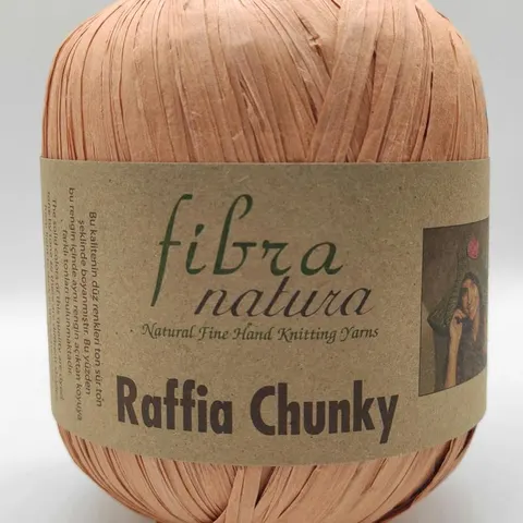 Przędza Fibra Natura Raffia Chunky 27 - łososiowy