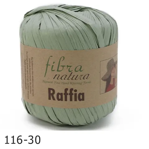 Przędza Fibra Natura Raffia 30 - szałwia