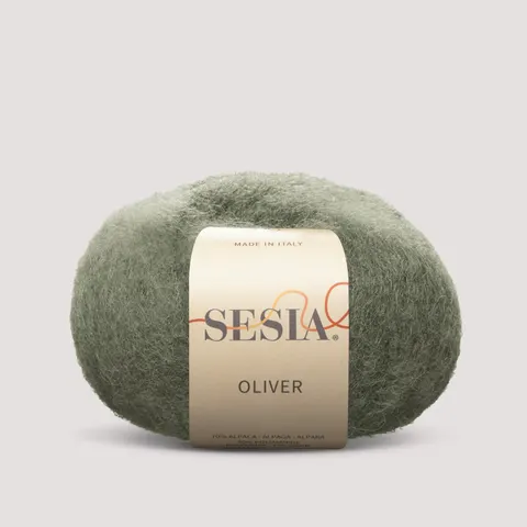 Włóczka SESIA Oliver 4778 - blada oliwka