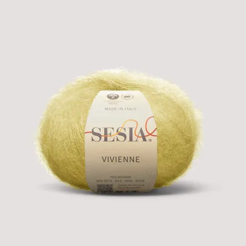Włóczka SESIA Vivienne 0099 - słoma