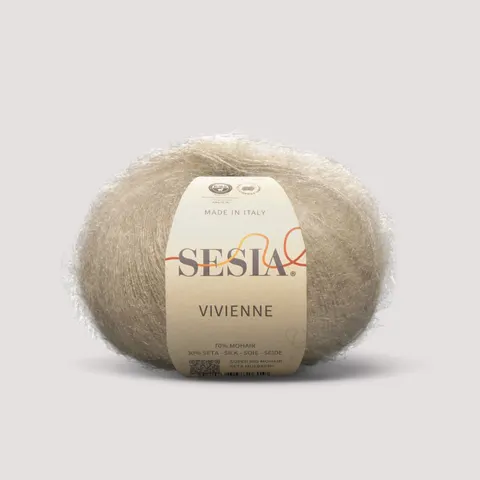 Włóczka SESIA Vivienne 0349 - beżowy