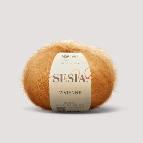 Włóczka SESIA Vivienne 3213 - ochra