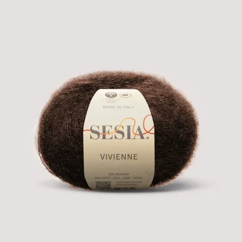 Włóczka SESIA Vivienne 4576 - brązowy