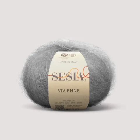 Włóczka SESIA Vivienne 8463 - szary