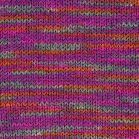 DROPS Fiesta print 46 - ciemne jagody