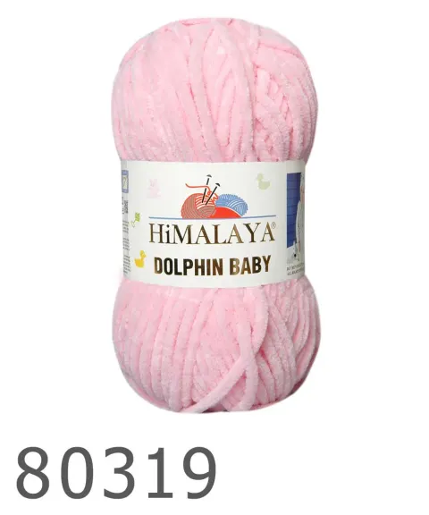 Włóczka HIMALAYA Dolphin Baby 19 - baby pink