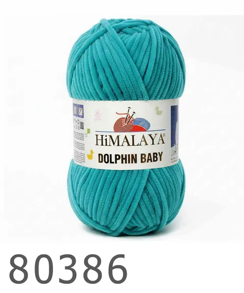 Włóczka HIMALAYA Dolphin Baby 86 - niebieski