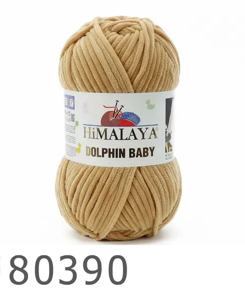 Włóczka HIMALAYA Dolphin Baby 90 - migdałowy