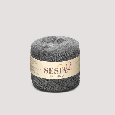 Włóczka SESIA Finissimo 0461 - szary