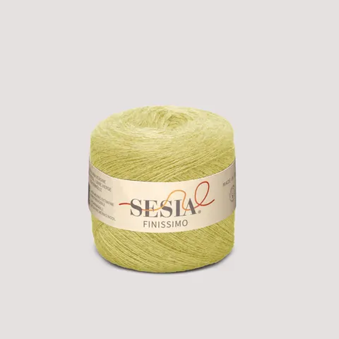 Włóczka SESIA Finissimo 6589 - cytrynowy