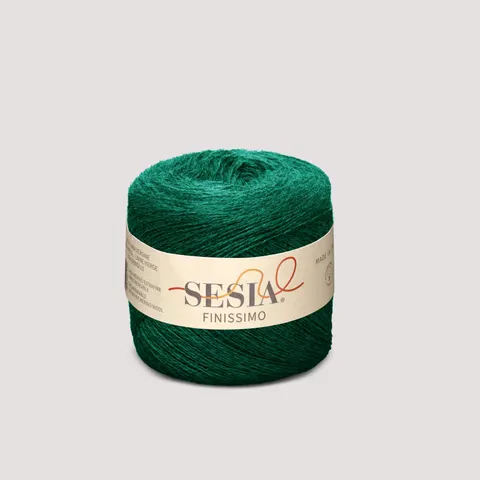 Włóczka SESIA Finissimo 6635 - szmaragd