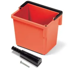 Wiaderko dodatkowe 6 l z uchwytem Numatic AK 2 do wózków do sprzątania