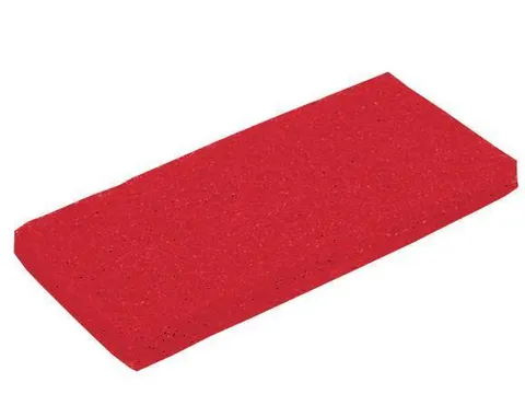 Pad ręczny czerwony 11,5 x 25,5 cm do bieżącej pielęgnacji ETC-9104