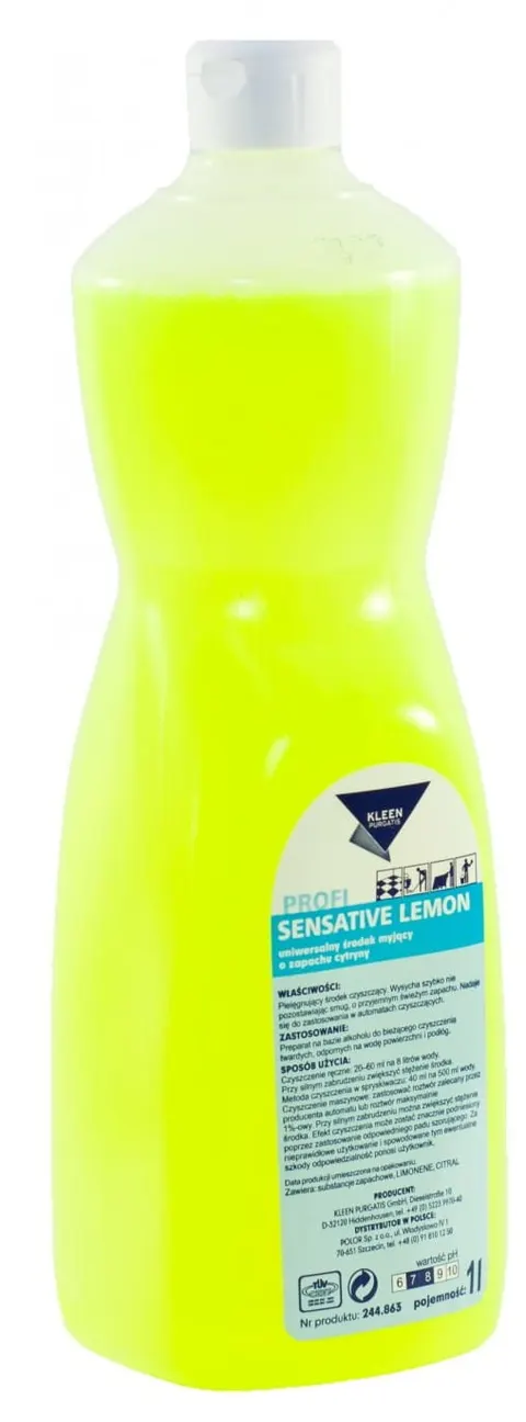 KLEEN LEMON SENSATIVE uniwersalny płyn myjący 1L