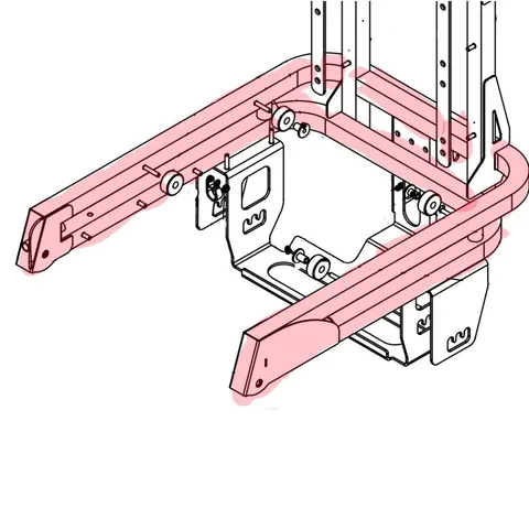 Rama nośna niebieska Numatic 303589 do TT 3450S i TTB 3450S