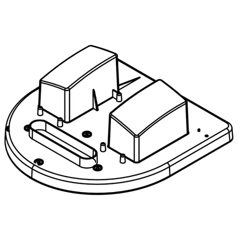 Obudowa separatora Numatic 303604 do szorowarek bateryjnych TTB i kablowych TT