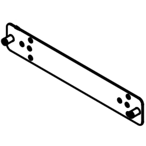 Blacha mocowania prostownika Numatic 303753 do TTB 6652T