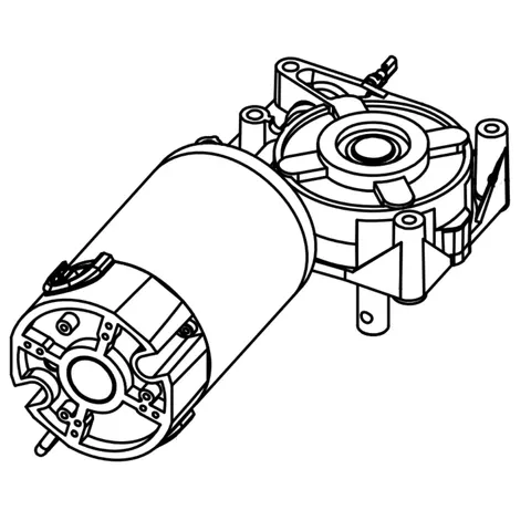 Zespół napędowy szczotek przewód 100 mm Numatic 321458