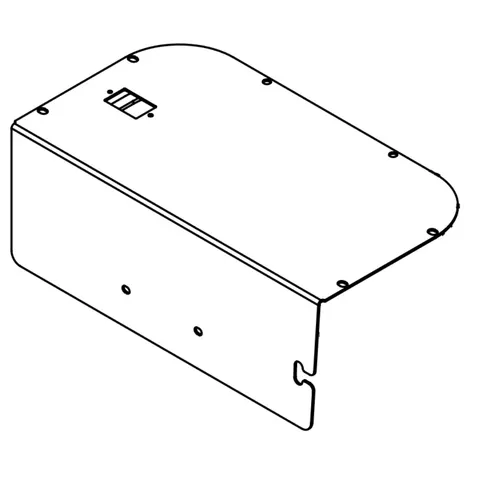 Pokrywa prostownika Numatic 404117 do szorowarek bateryjnych TTB