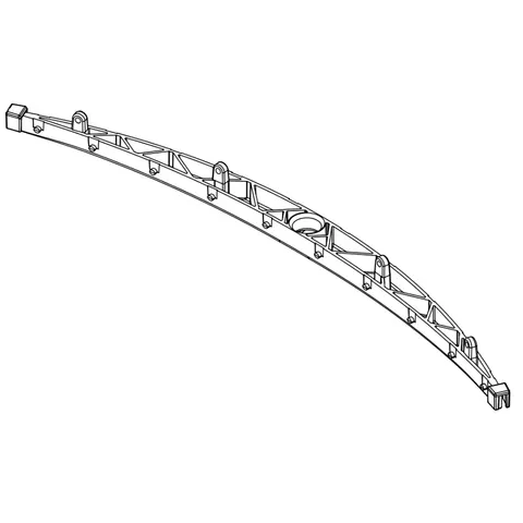Listwa dociskowa gumy do ssawy 650 mm, czerwona, Numatic 903345