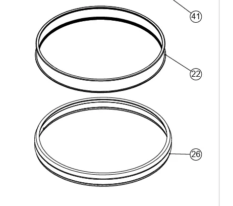 Osłona szczotki Numatic 606079