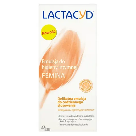 LACTACYD FEMINA Emulsja do higieny intymnej CODZIENNA PIELĘGNACJA, 200 ml