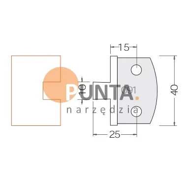 Dimar ogranicznik prof. HM 091 40 symbol: D3309142 D3409140