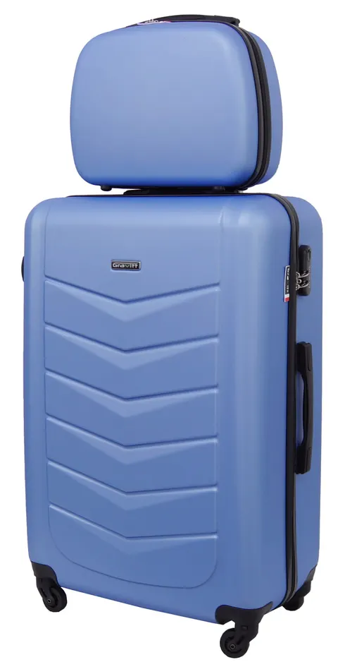 WALIZKA DUŻA+KUFEREK MODEL GRAVITT 0602