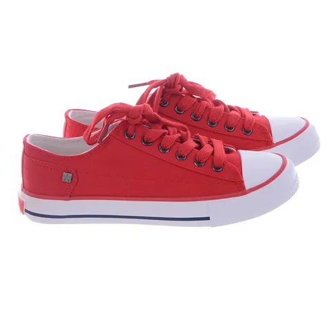 Klasyczne Trampki Niskie Męskie BIG STAR ★ Czerwone DD17427