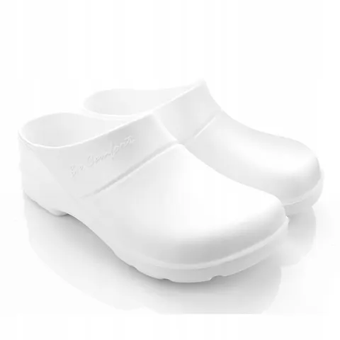 Superlekkie białe chodaki BIO COMFORT 858 EVA