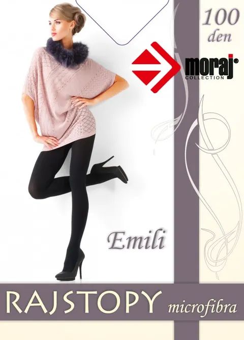 Rajstopy Damskie Grube "Moraj" Emili 100 den lycra microfibra