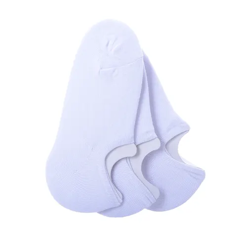 Stopki Damskie Męskie SLIP ON bawełna 3 pak Białe Mix Czarne