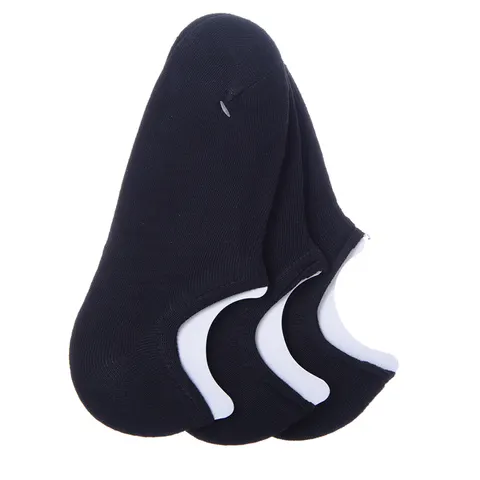 Stopki Dziecięce SLIP ON krótkie bawełna Para Czarne Białe
