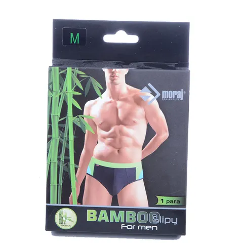 Slipy Majtki Męskie Bambusowe Moraj MSB550 zapakowane