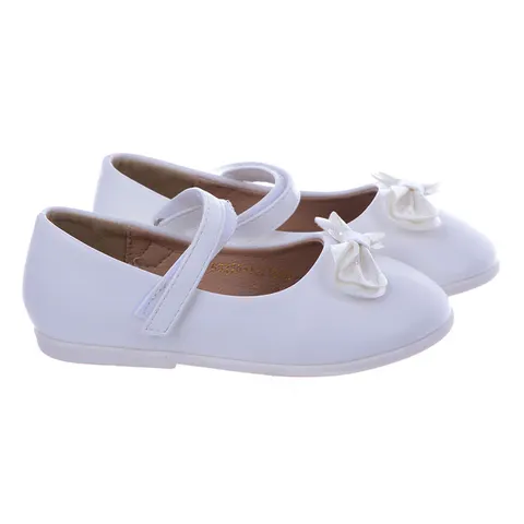 Buty dziewczęce komunijne na rzep Vinceza 20-13215 Białe