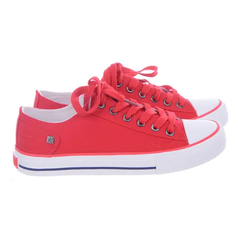 Klasyczne Trampki Niskie Damskie BIG STAR ★ Czerwone DD274339SS20