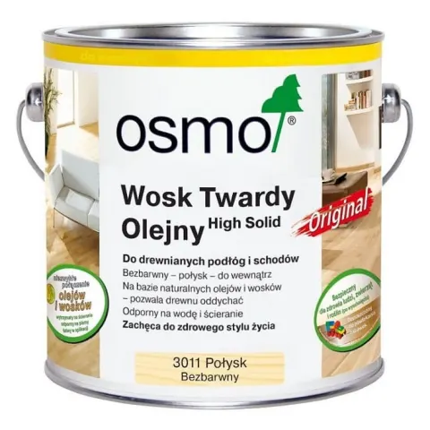 Osmo 3011 Bezbarwny, połysk Wosk twardy olejny ORIGINAL 3011/10,00