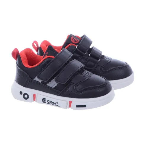 Buty Trampki Sportowe chłopięce Clibee E-81 Na rzepy Czarne