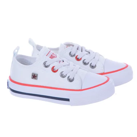 Trampki Niskie Dziecięce Wsuwane BIG STAR ★ HH374089 Białe