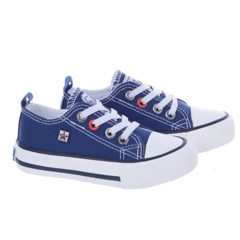 Trampki Niskie Dziecięce Wsuwane BIG STAR ★ HH374091 Granatowe