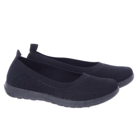 Tenisówki Espadryle Wsuwane Trampki Skotnicki T-3-0554 Czarne