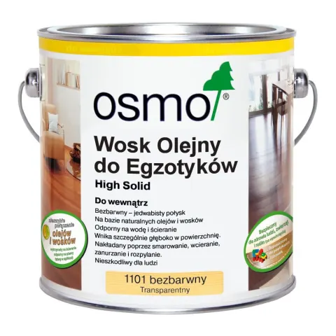 Osmo 1101 Bezbarwny Wosk olejny do egzotyków 1101/10,00