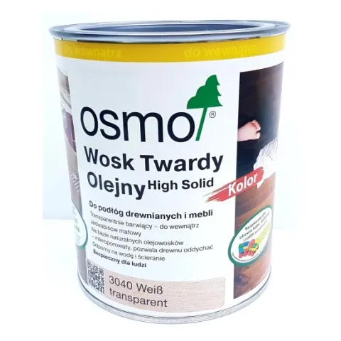 Osmo 3040 Biały Wosk twardy olejny KOLOR 3040/25,00