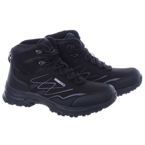 Trapery Buty Sportowe Chłopięce Ocieplane Vico VOP22D58 Softshell Czarne