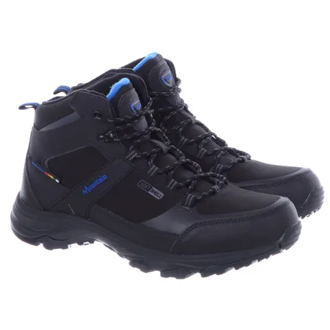 Wysokie Trekkingi SOFTSHELL Czarno-niebieskie MXC-8290