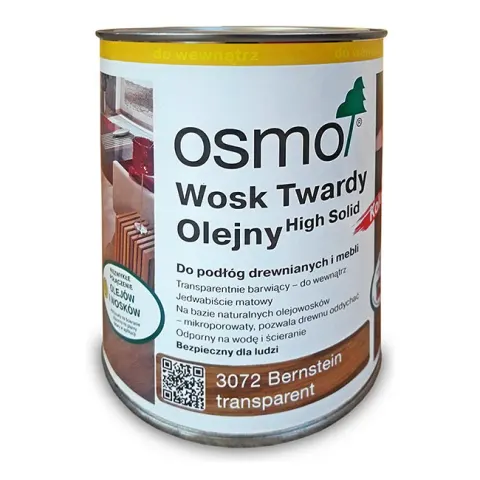 Osmo 3072 Bursztyn Wosk twardy olejny KOLOR 3072/10,00